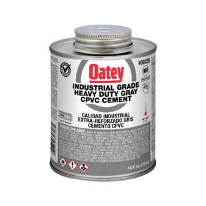 Cemento de CPVC industrial gris resistente Oatey EP42
