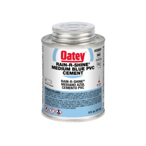 Cemento PVC Oatey 8oz Rain-R-Shine Azul Medio