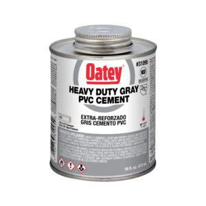 Oatey Cemento de PVC Gris Resistente 16oz