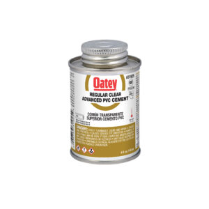 Cemento de PVC Avanzado Transparente Regular Oatey 4oz