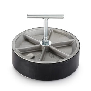 Enchufe de pinza con mango en T de aluminio Cherne de 12" (sin derivación)