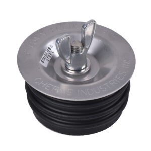 Tapón Econ-O-Grip Cherne de 3" de acero inoxidable