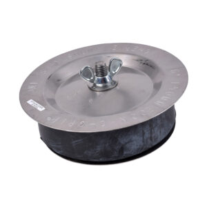 Tapón de acero inoxidable Econ-O-Grip de 6" Cherne